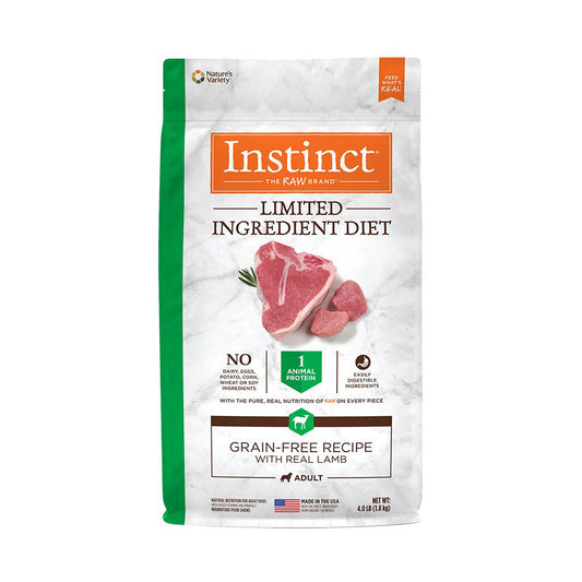 Instinct® Limited Ingredient Diet Grain Free Recipe with Real Lamb Dog Food 4 Lbs