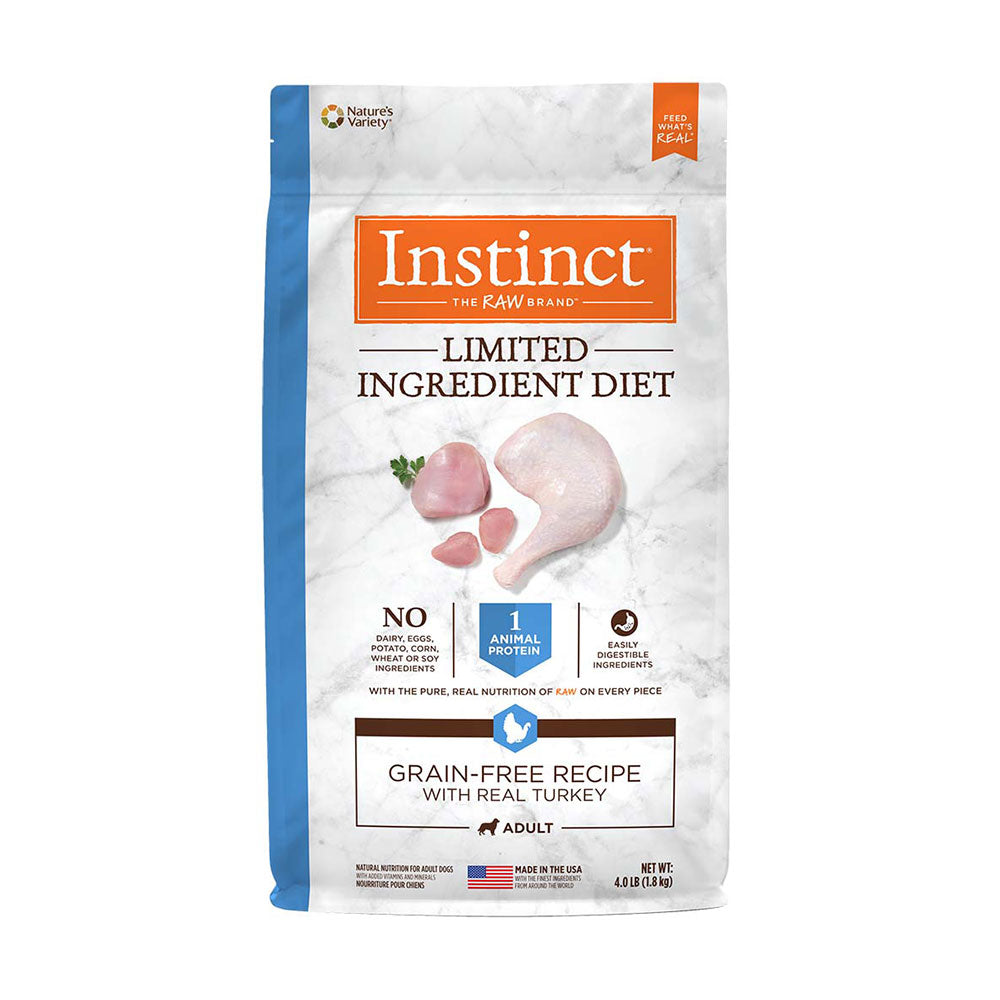 Instinct® Limited Ingredient Diet Grain Free Recipe with Real Turkey Dog Food 4 Lbs