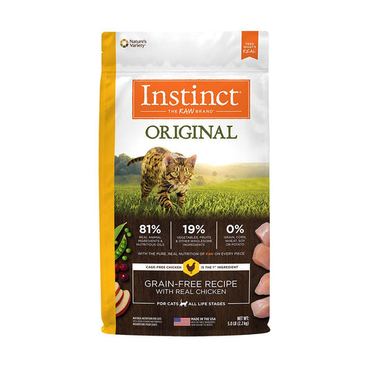 Instinct® Original Grain Free Recipe with Real Chicken Cat Food 5 Lbs