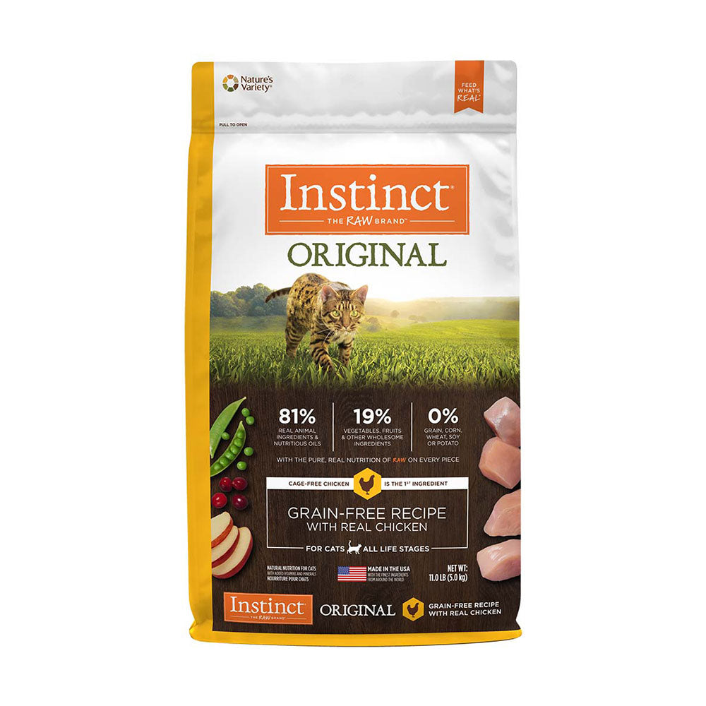 Instinct® Original Grain Free Recipe with Real Chicken Cat Food 11 Lbs