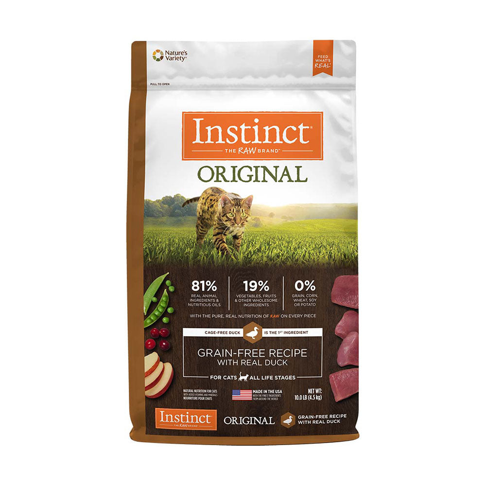 Instinct® Original Grain Free Recipe with Real Duck Cat Food 10 Lbs