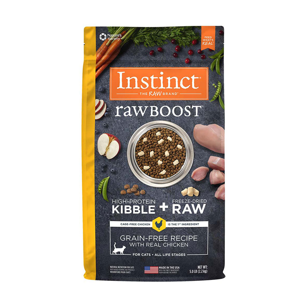 Instinct® Raw Boost® Grain Free Recipe with Real Chicken Freeze Dried Cat Food 5 Lbs