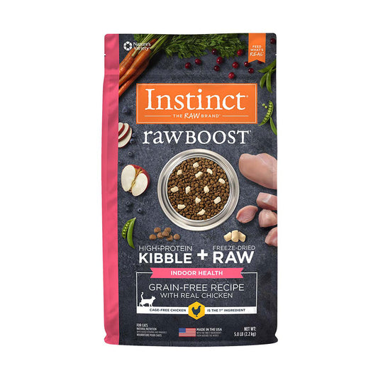 Instinct® Raw Boost® Grain Free Recipe with Real Chicken Indoor Health Freeze Dried Cat Food 5 Lbs
