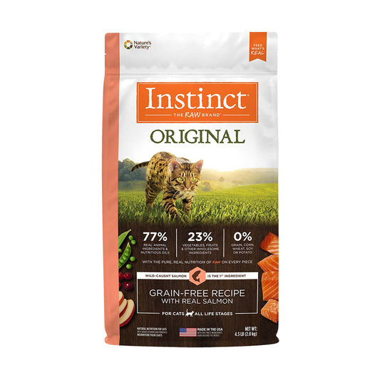 Instinct® Original Grain Free Recipe with Real Salmon Cat Food 4.5 Lbs
