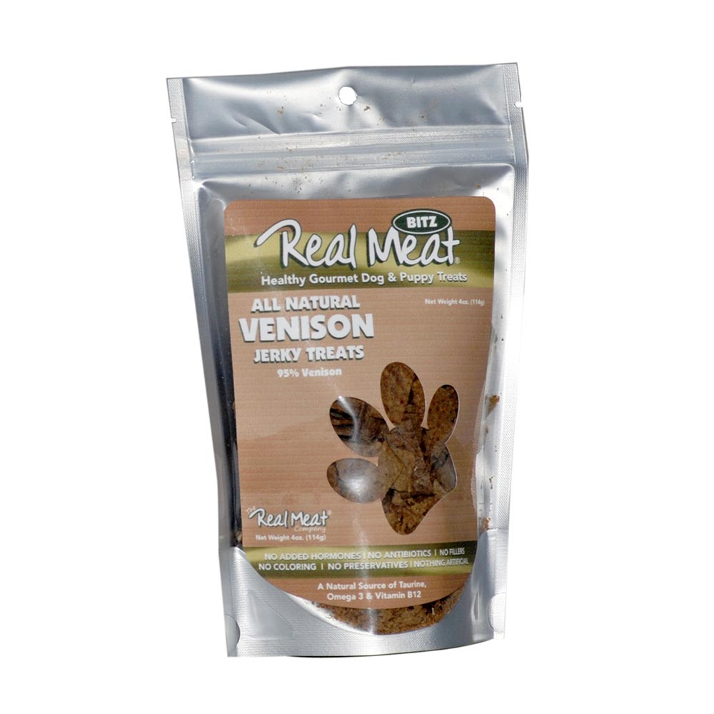 Real Meat® Venison Dog Treat 4 Oz