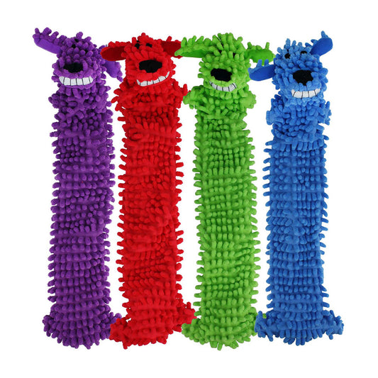 Multipet Loofa® Floppy Light-Weight Dog Toys Assorted Color 12 Inch