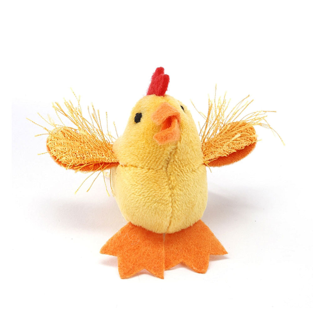 Multipet Look Who's Talking™ Chicken Cat Toys 1.25 Inch