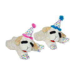 Multipet™ Lamb Chop® With Birthday Hat 10.5 Inches Dog Toy - Assorted Colors
