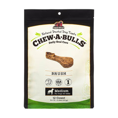 Redbarn® Chew-A-Bulls Brush Medium 12 Pack