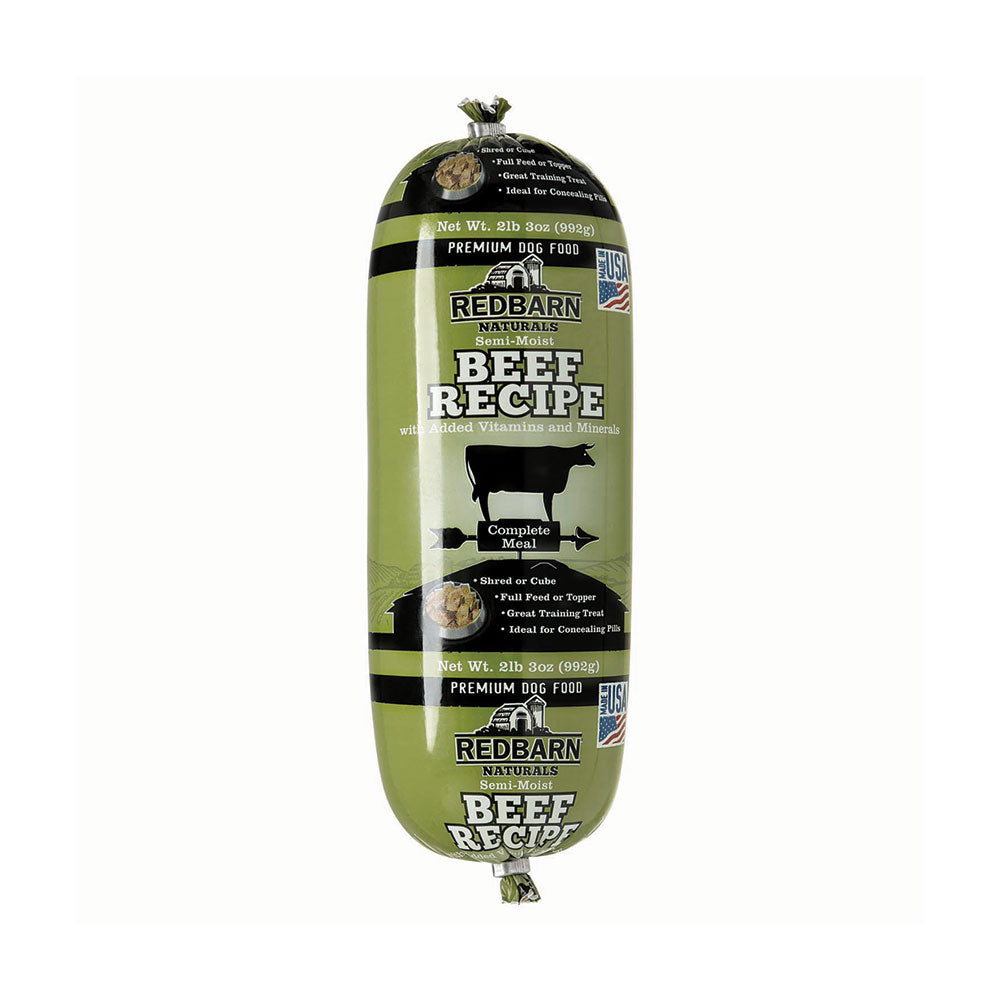Redbarn® Naturals Beef Recipe Rolled Complete Meal Dog Food Medium 2 Lbs 3 Oz