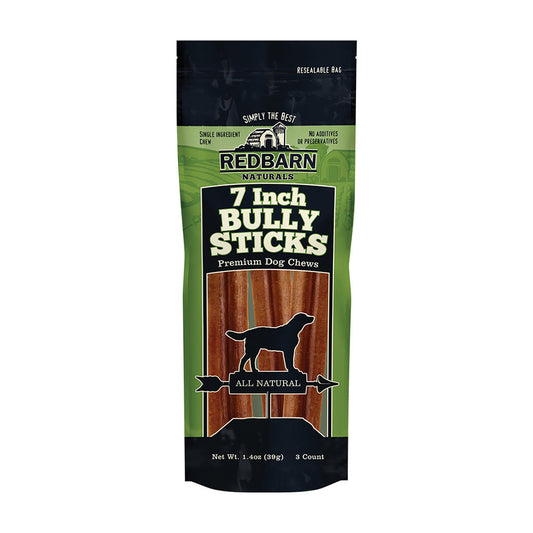 Redbarn® Bully Stick Chewy Dog Treats 7 Inch 6 Pack