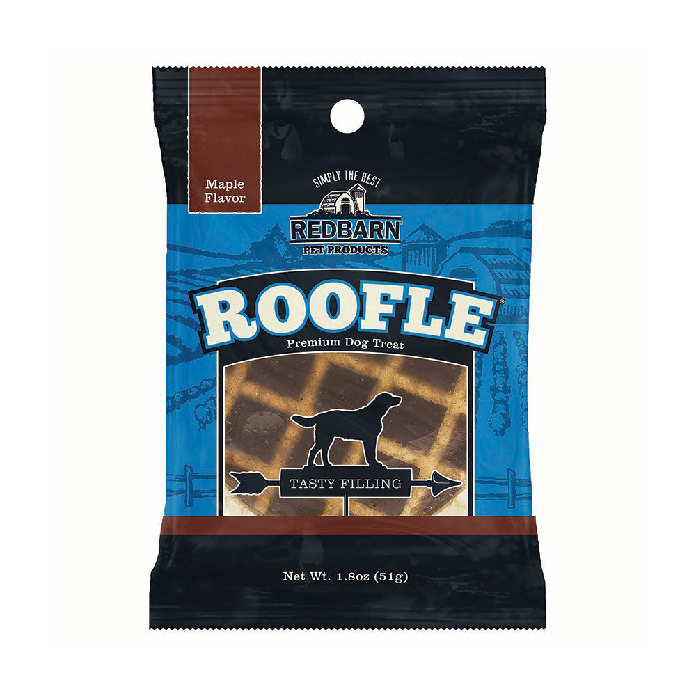 Redbarn® Maple Flavor Roofle Chewy Dog Treats 1.8 Oz X 50 Count
