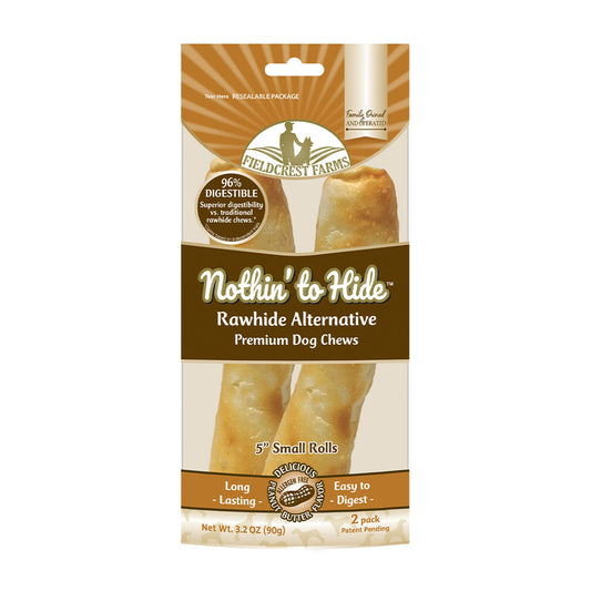 Nothin' to Hide™ Small 5" Peanut Butter Roll Dog Chew 2 Pack