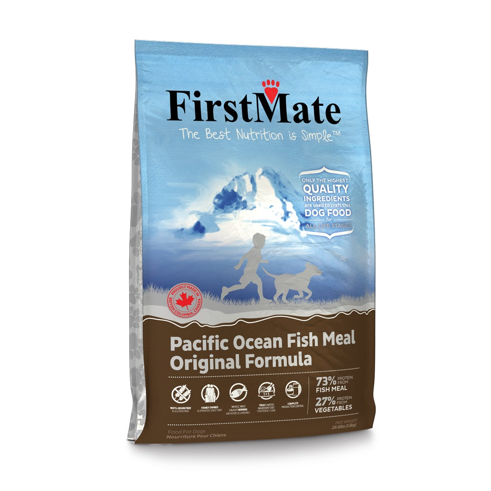 FirstMate™ Grain Free Limited Ingredient Diet Pacific Ocean Fish Meal Original Formula Dog Food 28.6 Lbs