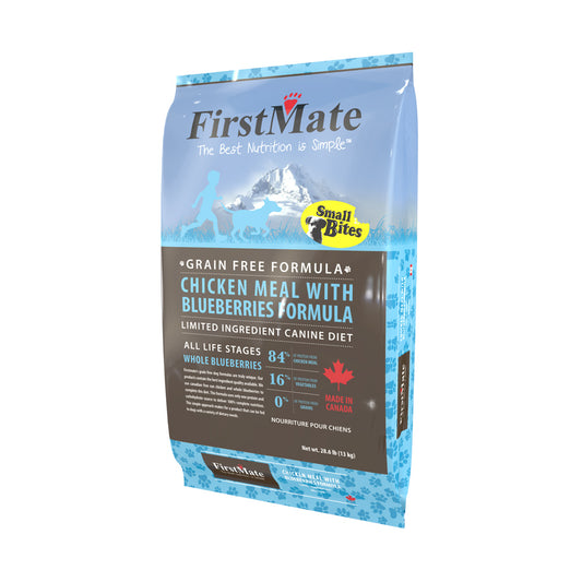 FirstMate™ Grain Free Limited Ingredient Diet Chicken Meal with Blueberries Formula Small Bites Dog Food 5 Lbs
