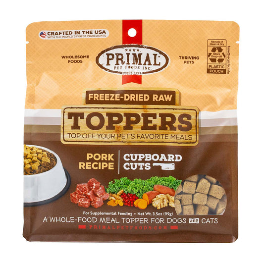 Primal™ Freeze Dried Cupboard Cuts Toppers Pork Flavor 3.5oz