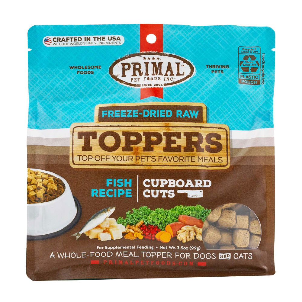 Primal™ Freeze Dried Cupboard Cuts Toppers Fish Flavor 3.5oz