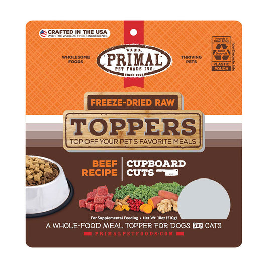 Primal™ Freeze Dried Cupboard Cuts Toppers Beef Flavor 18oz
