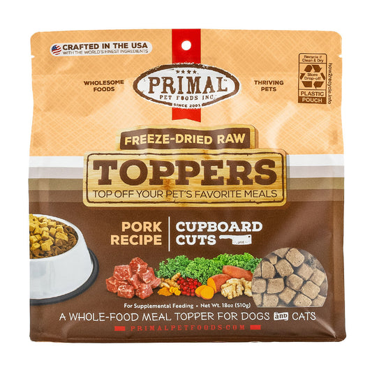 Primal™ Freeze Dried Cupboard Cuts Toppers Pork Flavor 18oz