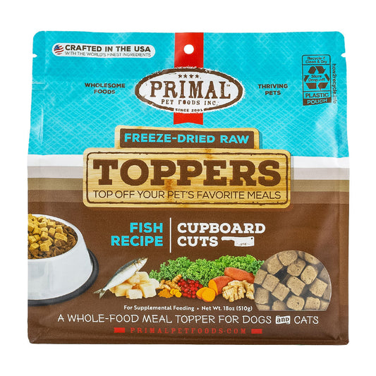 Primal™ Freeze Dried Cupboard Cuts Toppers Fish Flavor 18oz