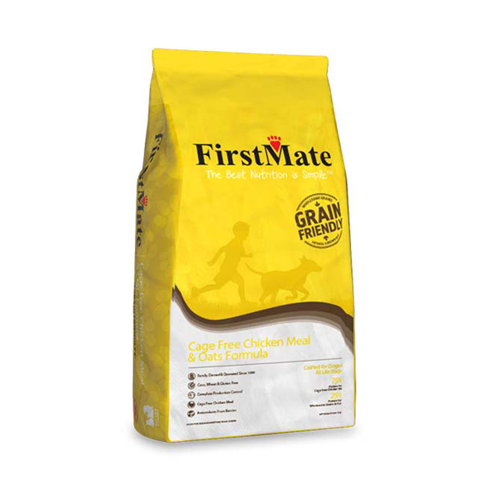 FirstMate™ Grain Friendly™ Cage Free Chicken Meal & Oats Formula Dog Food 5 Lbs