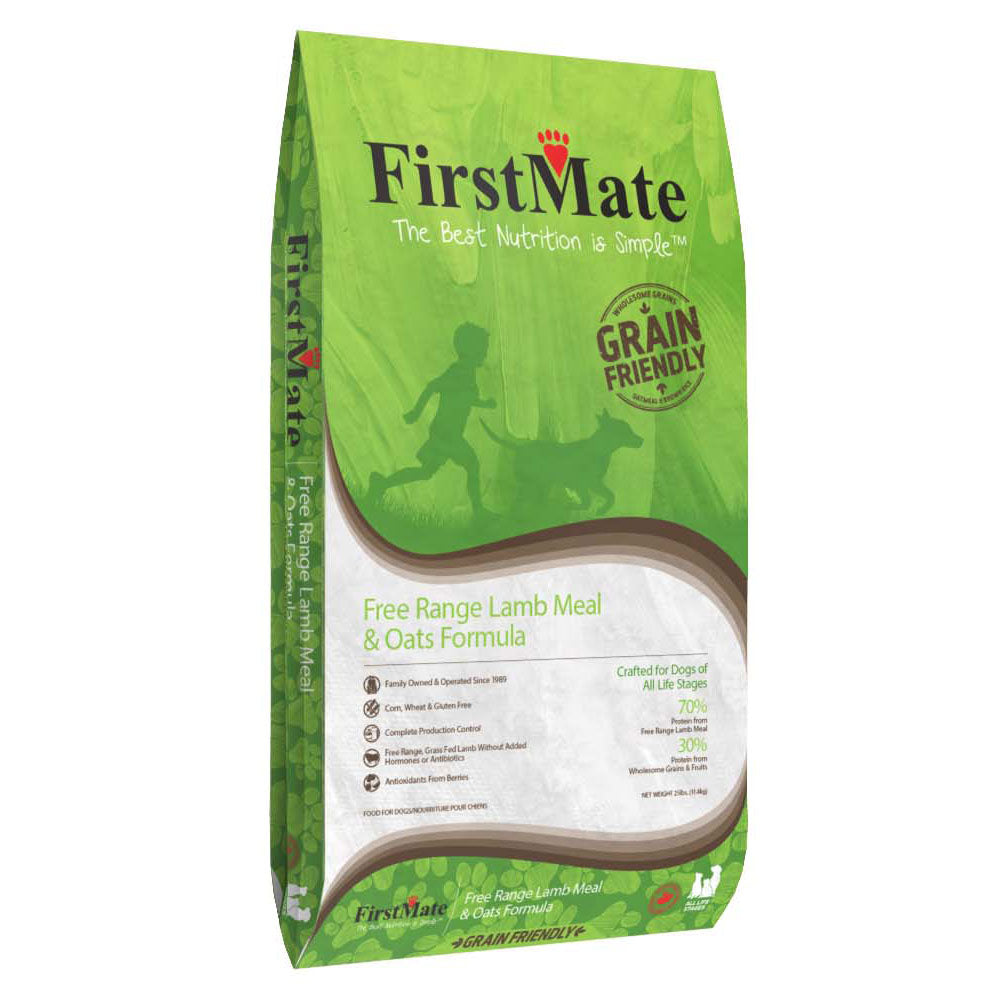 FirstMate™ Grain Friendly™ Free Range Lamb & Oats Formula Dog Food 25 Lbs