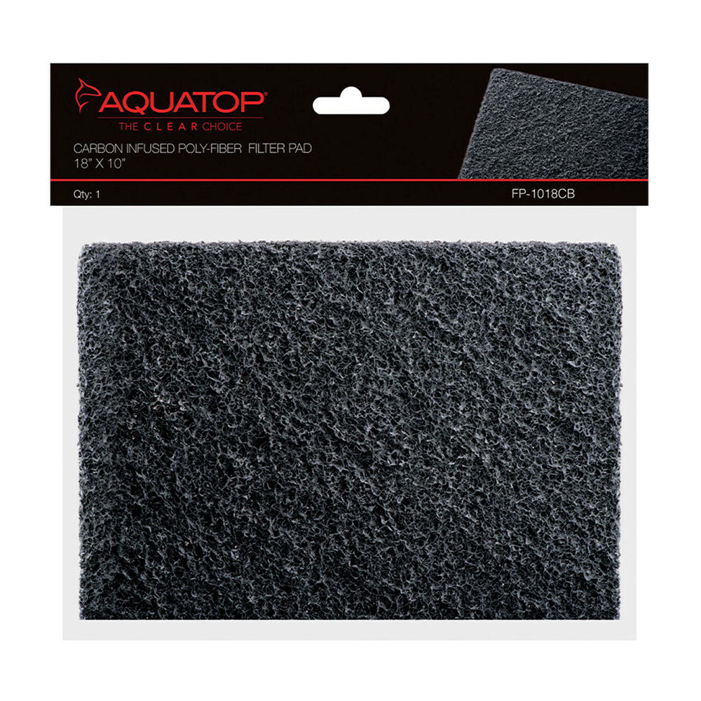 Aquatop® Carbon Infused Filter Pad 18 Inch x 10 Inch