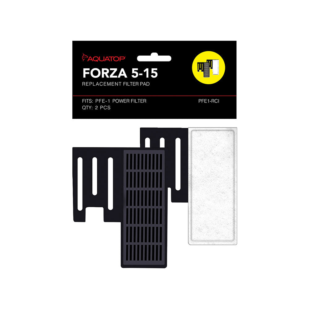 Aquatop® FORZA 5-15 Replacement Filter Inserts 2 Pcs with Premium Activated Carbon