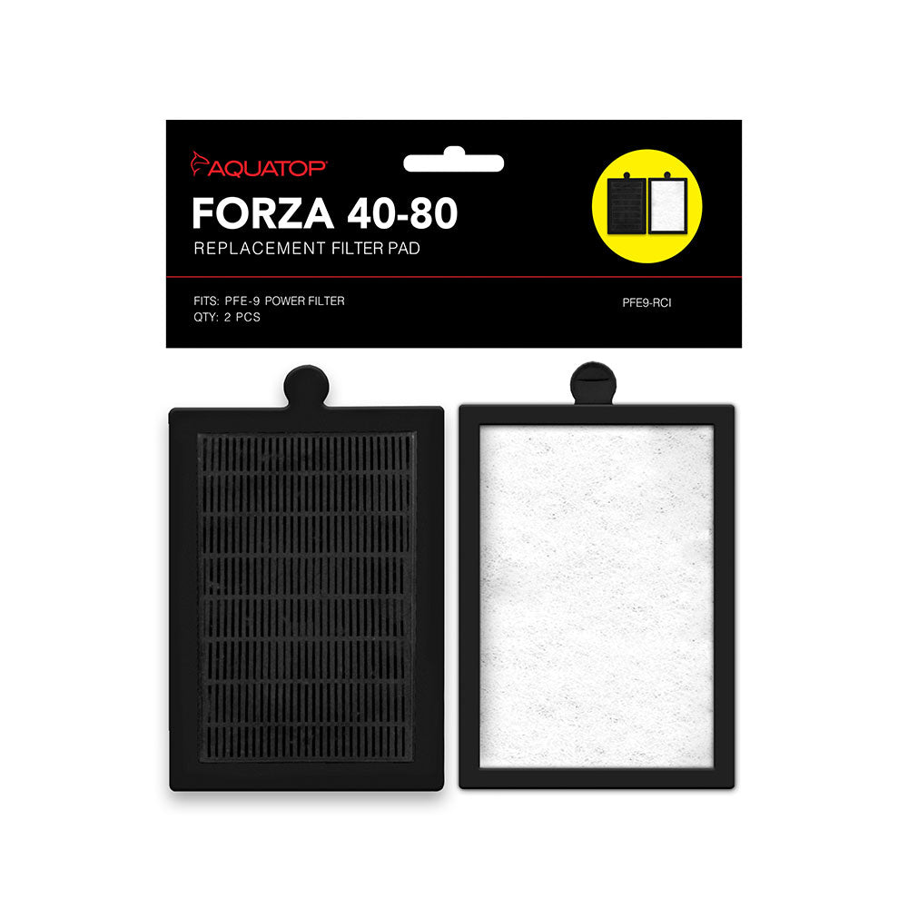 Aquatop® FORZA 40-80 Replacement Filter Inserts 2 Pcs with Premium Activated Carbon