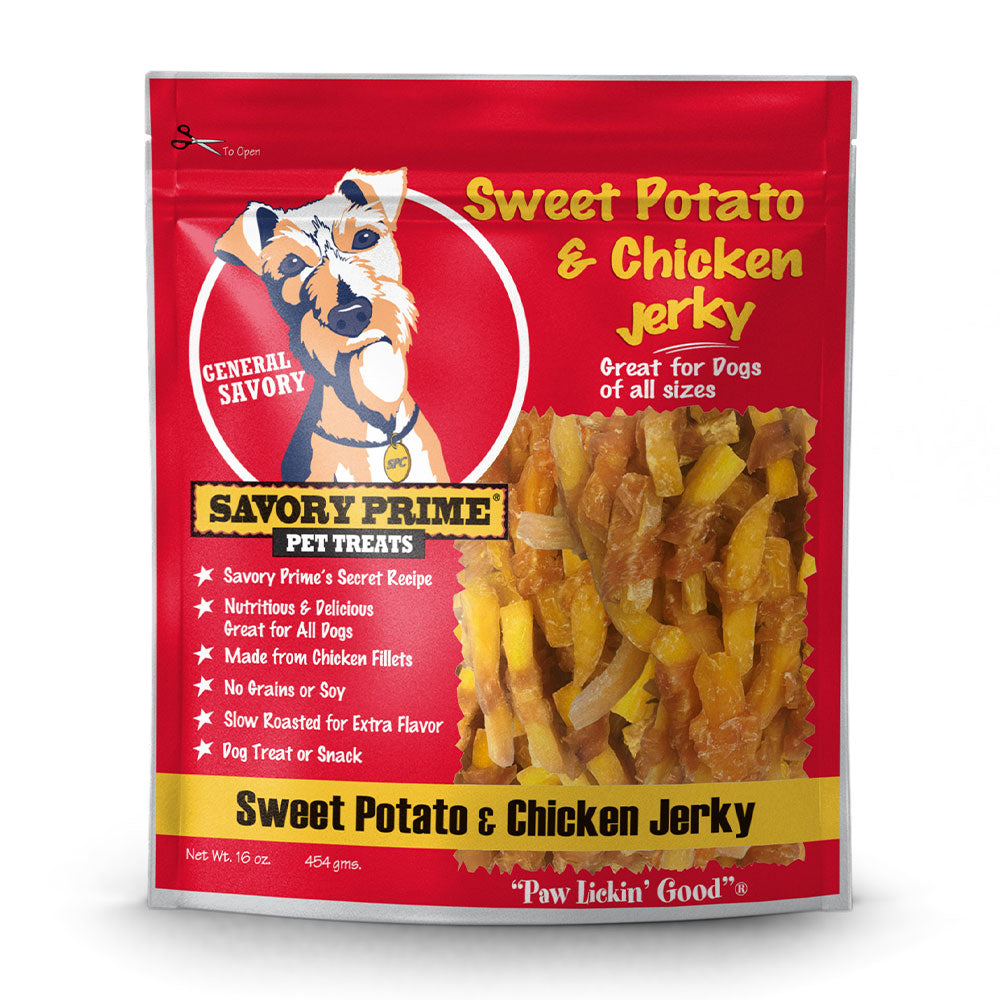 Savory Prime® Sweet Potato and Chicken Jerky 16oz