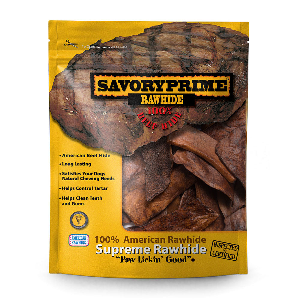 Savory Prime® Rawhide Beef Chips 1lb