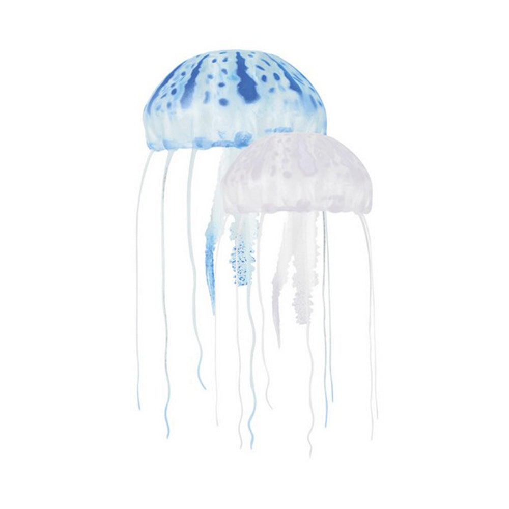 Aquatop® Floating Jellyfish Décor 2 Pack Blue/Clear Color