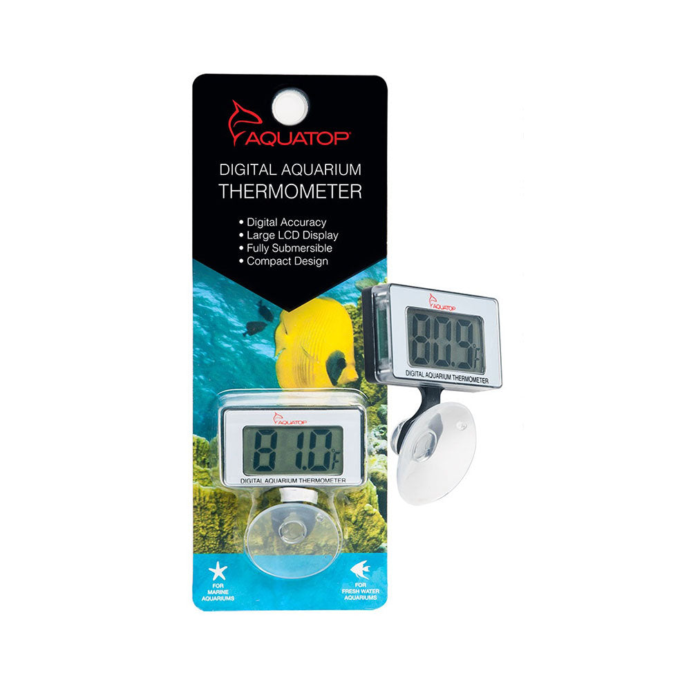 Aquatop® Submersible Thermometer with Digital Display & Suction Cup Mount