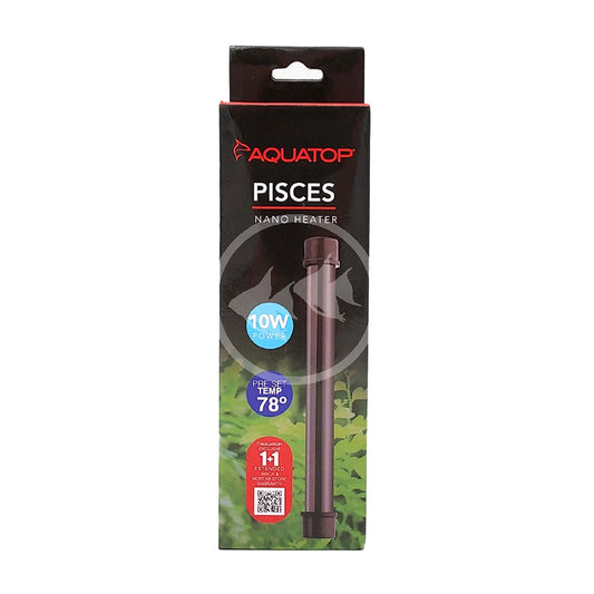 Aquatop® Pisces Nano Aquarium Heater 10 Watt for Up to 3 Gallons