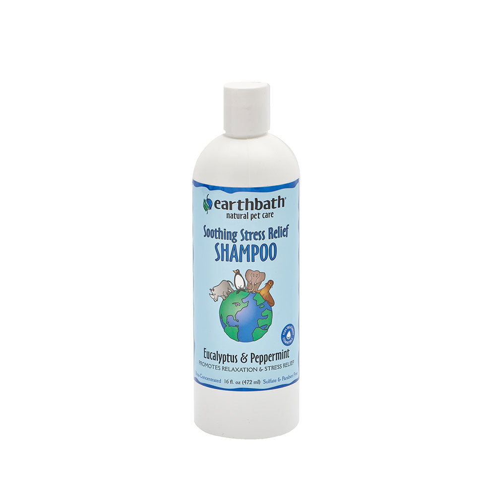 Earthbath® Eucalyptus & Peppermint Soothing Stress Relief Shampoo for Cat & Dog 16 Oz