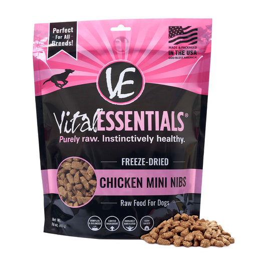 Vital Essentials® Freeze-Dried Chicken Mini Nibs Dog Food 16 Oz
