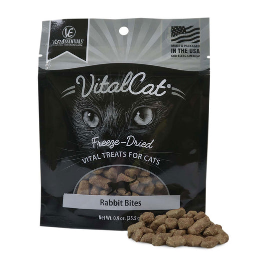 Vital Cat® Freeze-Dried Rabbit Bites Cat Treats 0.9 oz