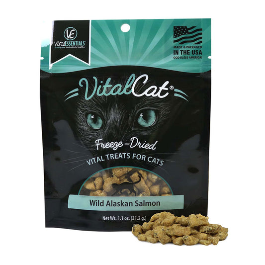 Vital Cat® Freeze-Dried Wild Alaskan Salmon Cat Treats 1.1 oz