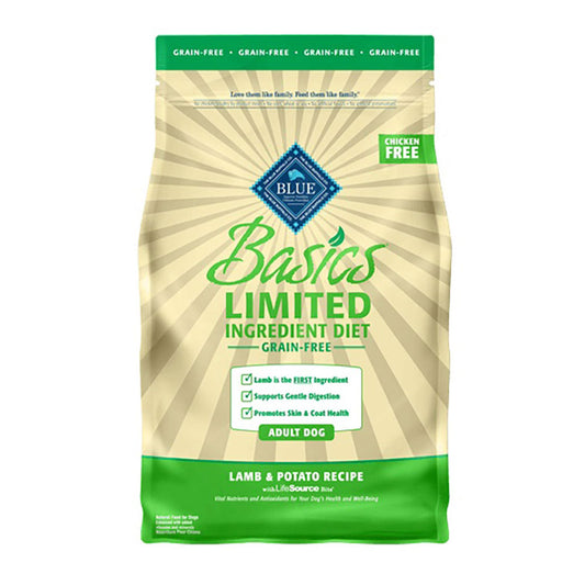Blue Buffalo® Basics® Limited Ingredient Diet Grain Free Lamb & Potato Recipe Adult Dog Food 22 Lbs
