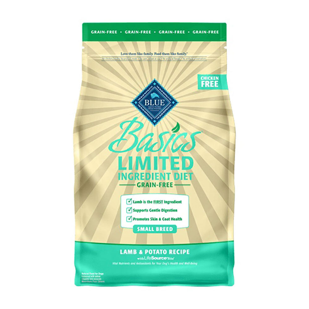 Blue Buffalo® Basics® Limited Ingredient Diet Grain Free Lamb & Potato Recipe Small Breed Adult Dog Food 4 Lbs