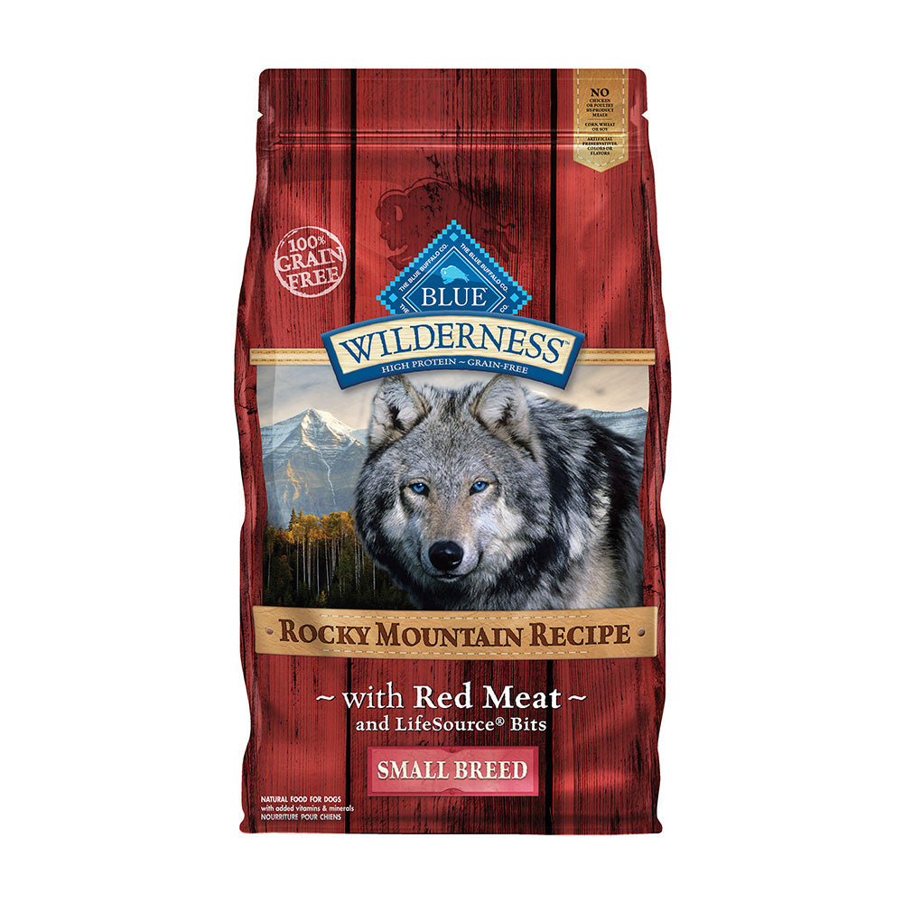 Blue Buffalo® Wilderness™ Rocky Mountain Recipe™ Grain Free Red Meat Small Breed Adult Dog Food 10 Lbs