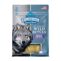 Blue Buffalo® Wilderness™ Grain Free Dental Chews Mini Size Wild Bones™ 10 Oz