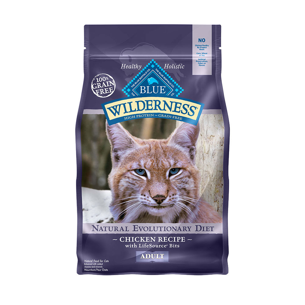 Blue Buffalo® Wilderness™ Nature's Evolutionary Diet Grain Free Chicken Adult Cat Food 2.5 Lbs