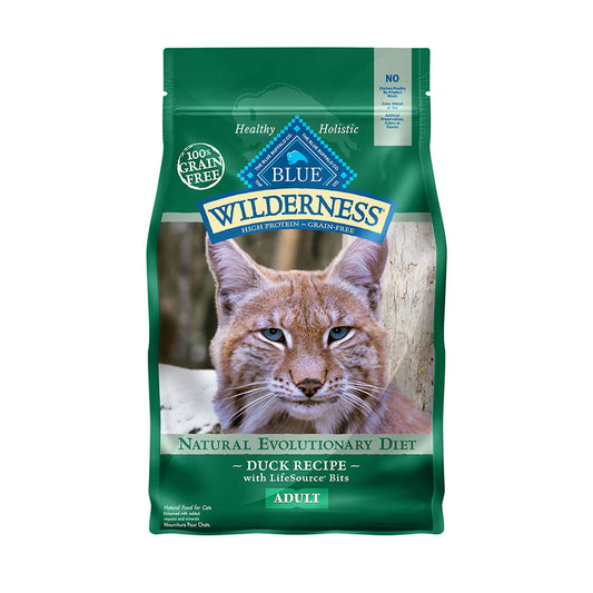 Blue Buffalo™ Wilderness™ Nature's Evolutionary Diet™ with Duck Grain Free Adult Cat Food 2 Lbs