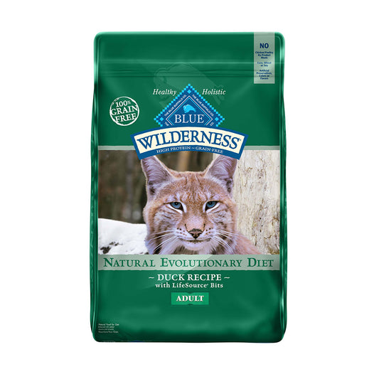 Blue Buffalo™ Wilderness™ Nature's Evolutionary Diet™ with Duck Grain Free Adult Cat Food 11 Lbs