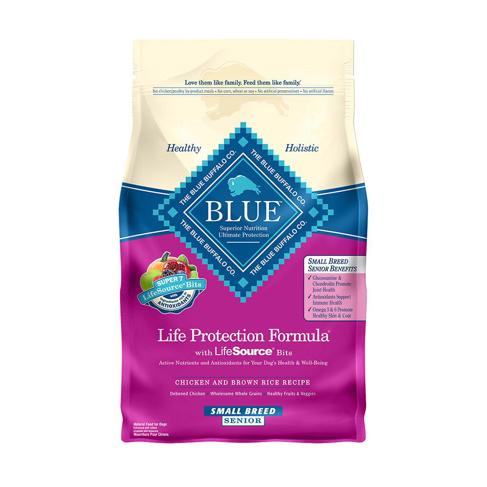 Blue Buffalo® Life Protection Formula® Chicken & Brown Rice Recipe Small Breed Senior Dog Food 6 Lbs