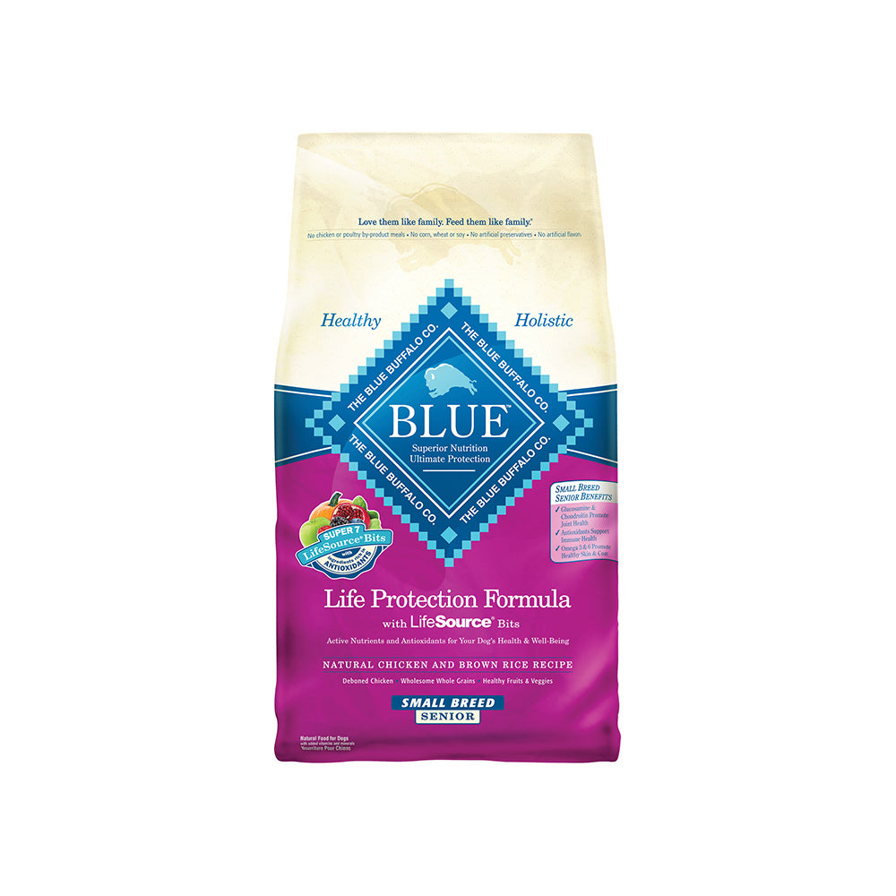 Blue Buffalo® Life Protection Formula® Chicken & Brown Rice Recipe Small Breed Senior Dog Food 15 Lbs