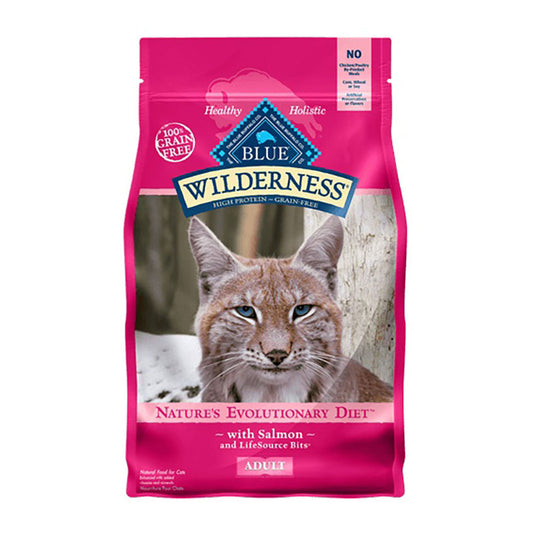 Blue Buffalo™ Wilderness™ Nature's Evolutionary Diet™ with Salmon Grain Free Adult Cat Food 5 Lbs