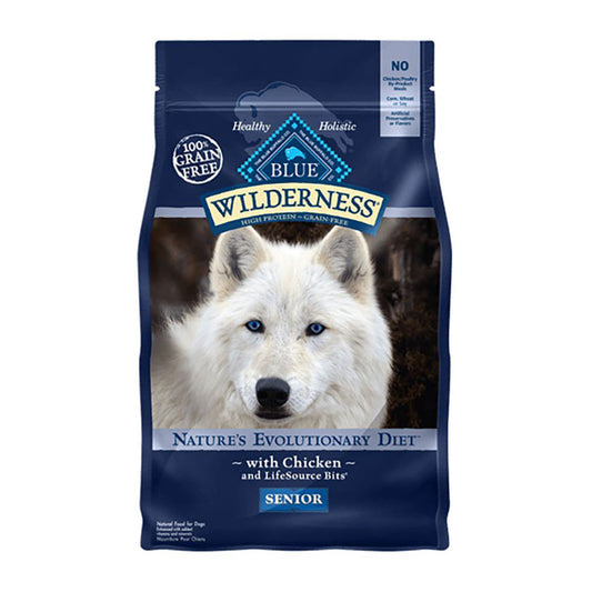 Blue Buffalo™ Wilderness™ Nature's Evolutionary Diet™ Grain Free Chicken Senior Dog Food 4.5 Lbs