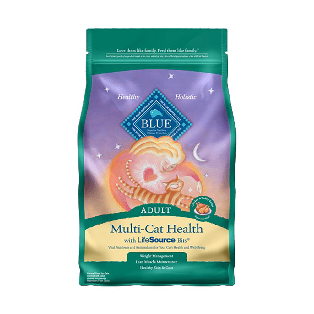 Blue Buffalo® Multi-Cat Health Chicken & Turkey Recipe Adult Cat Food 15 Lbs
